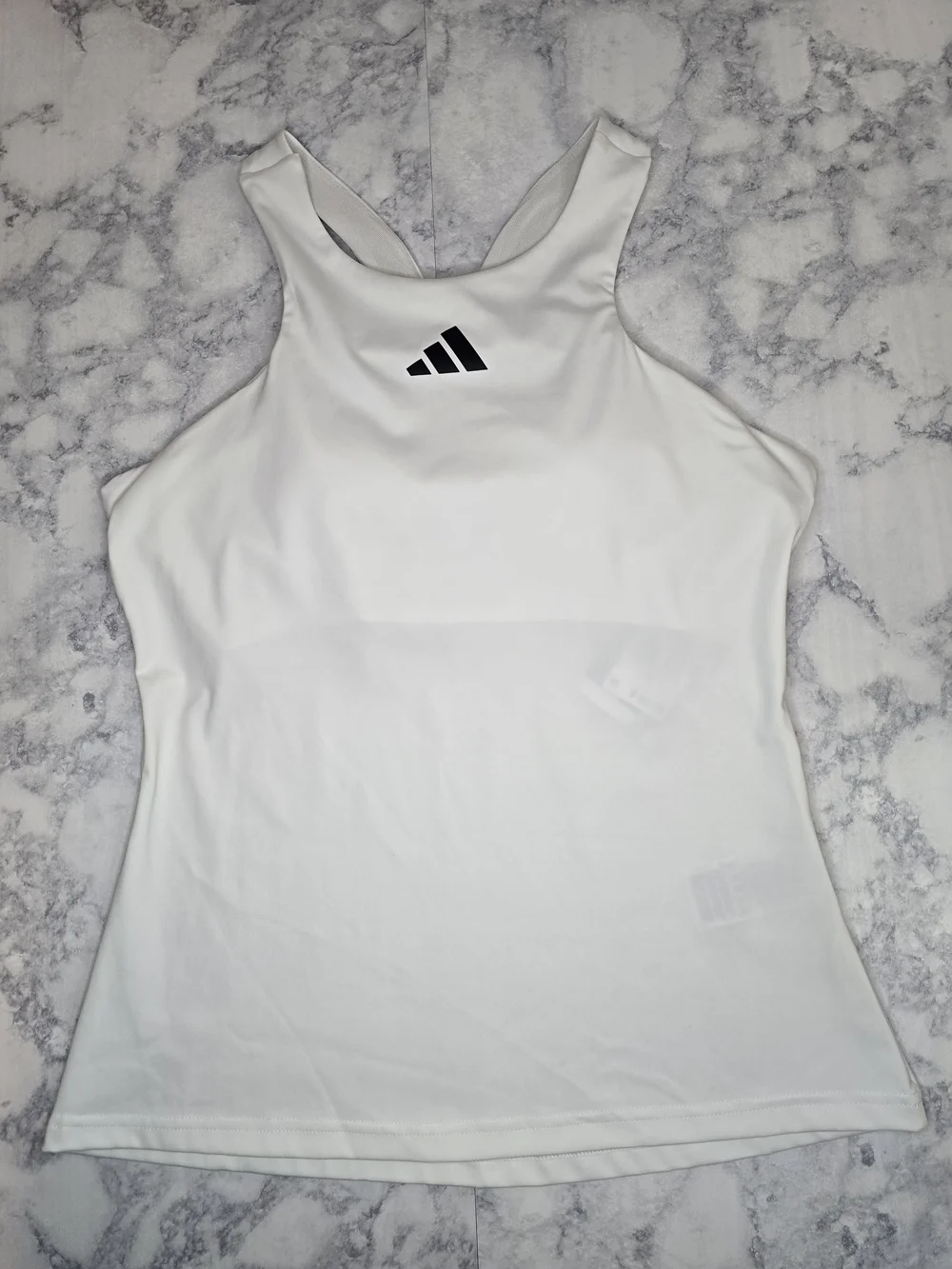 Adidas Women’s Tennis Tank Top Racerback White Medium - Picture 1 of 9